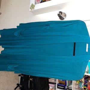 Teal Cardigan with Pockets
